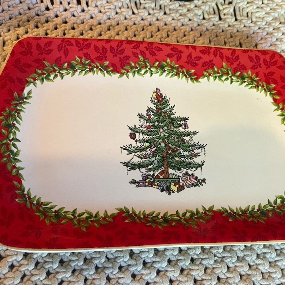 Spode Christmas annual dessert tray 12” 2013